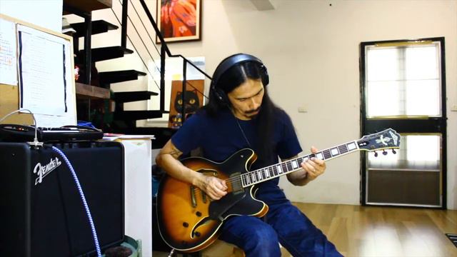 improvise in C Major : กีตาร์ Washburn HB36 : แอมป์ fender mustang LT25 : Blues Driver смотреть онлайн