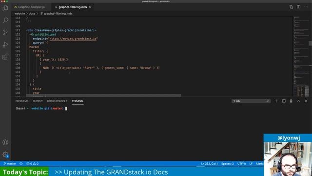 Updating GRANDstack.io Documentation with Will Lyon - Twitch Stream смотреть онлайн