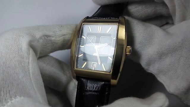 ORIENT Square Star Calendar Automat 21 jewels Japan Men Wrist Watch RARE смотреть онлайн