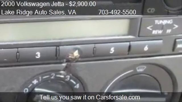 2000 Volkswagen Jetta GLS MANUAL for sale in Woodbridge, VA смотреть онлайн