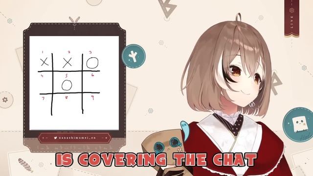 Mumei RIGGED a TIC-TAC-TOE game and chat lost смотреть онлайн