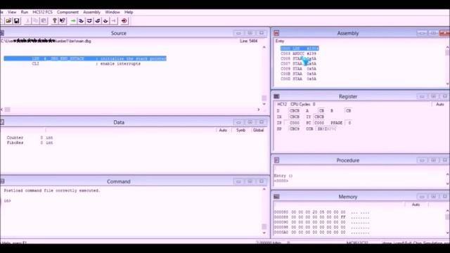 HCS12 Assembly - Getting Started w/ Codewarrior смотреть онлайн