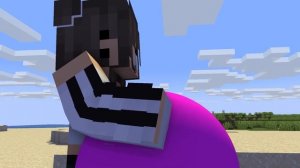Giant Vore fat minecraft huge belly - Minecraft Animation