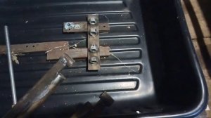 Делаю рулевое на корыто мототолкача.