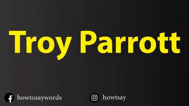 How To Pronounce Troy Parrott смотреть онлайн