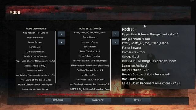 Tuto Conan Exiles – Quatre techniques pour se connecter rapidement à un serveur PC équipé de mods смотреть онлайн