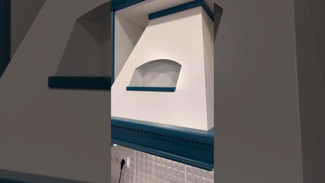 Кухня МДФ изготовлена по индивидуальному проекту.