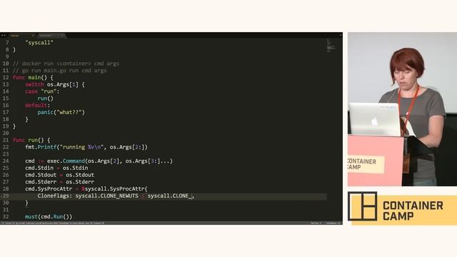 Building a container from scratch in Go - Liz Rice (Microscaling Systems) смотреть онлайн