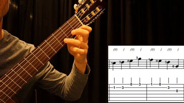 Classical guitar tutorial for beginners. смотреть онлайн