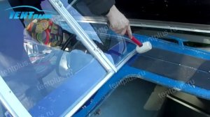 Установка стекла на лодку Прогресс 4