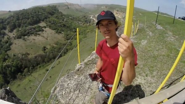 Зиплайн - zipline. Медовые водопады.