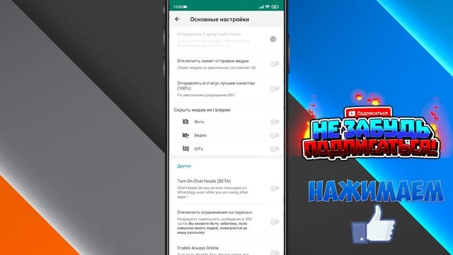 Настройка Whatsapp Plus. Включение всех функций ватсап плюс 2022