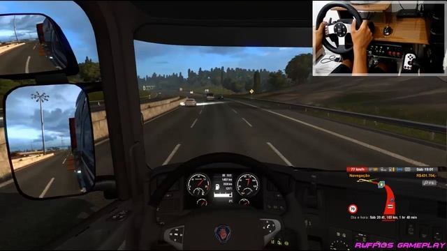 Ets2: Mapa EAA - testando Button Box смотреть онлайн