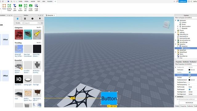 How to make a Click Button in Roblox Studio смотреть онлайн