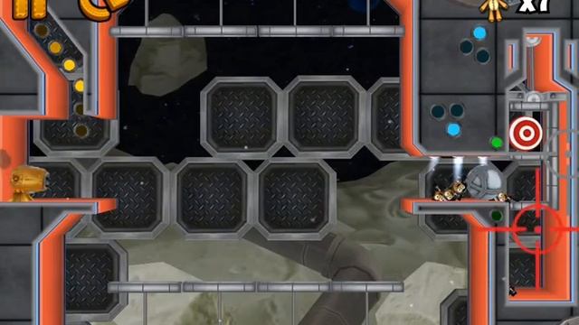 Ragdoll Blaster 3 Lunar Outpost 5-16 Moving Walkway 3 Stars Tutorial Walkthrough