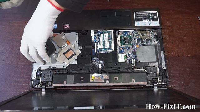 How to disassemble and clean laptop HP ProBook 4720s смотреть онлайн