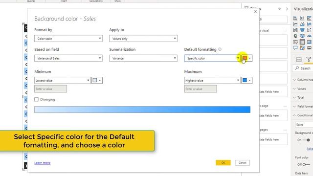 Introduction to conditional formatting - Microsoft Power BI смотреть онлайн