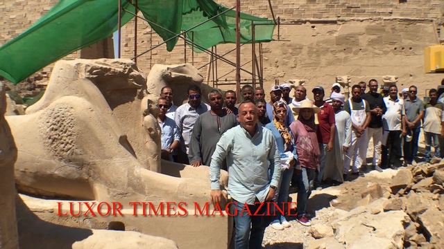 Exclusive: Egyptian Restorers and Conservators Save 3000-Year-Old Ram-Headed Sphinxes in Karnak смотреть онлайн