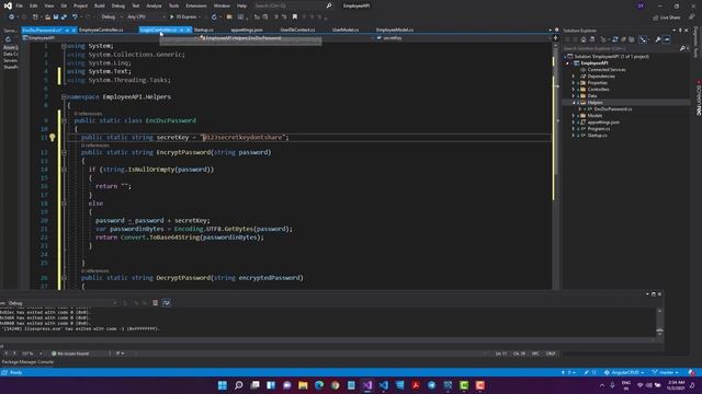 Encrypt and Decrypt Password in Angular + .Net Core project | Angular Security | Angular 12 Tutoria смотреть онлайн