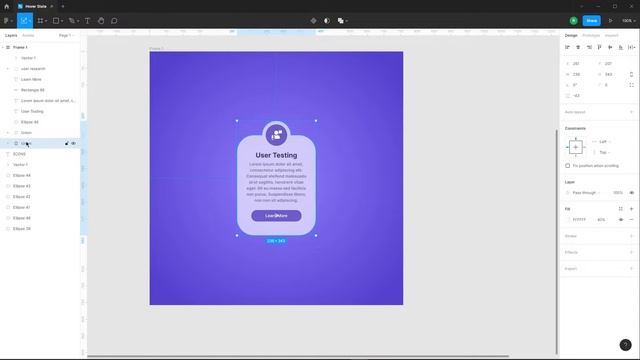 Button Hover State Animation Using Smart Animate in Figma | Figma Animation Tutorial смотреть онлайн