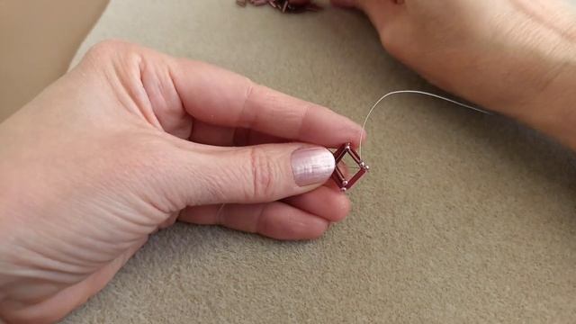 Necklace. Колье из бисера и стекляруса. Мастер-класс смотреть онлайн