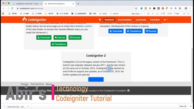 Codeigniter Tutorial | Download and Folder Structure Of MVC Framework смотреть онлайн