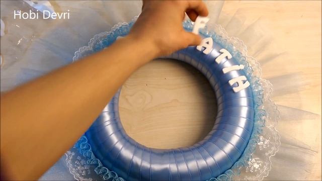 DIY, Baby Shower, Baby Door Decor, Tüllü Bebek Odası Kapı Süsü Yapılışı,Bebek Görme смотреть онлайн
