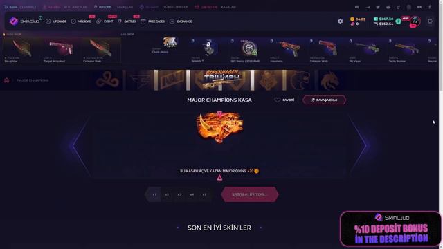 SKİN.CLUB 500$ ALL İN NEW EVENT CASE OPENİNG ! SKİN.CLUB PROMO CODE 2024 смотреть онлайн