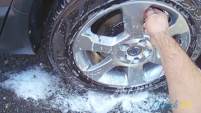 Нанесение жидкого воска Grass на кузов автомобиля. смотреть онлайн