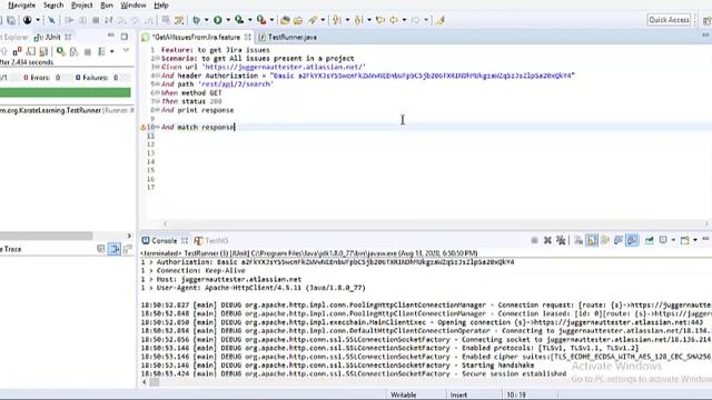 JIRA API Automation using Karate test automation framework- API GET call-basics-2 #Karate смотреть онлайн