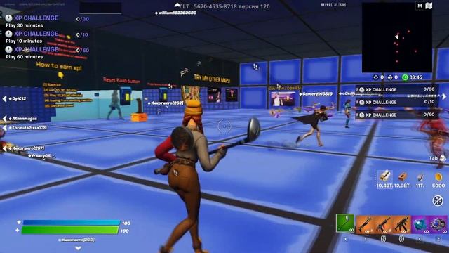 Баг на фарм опыта▶разминка▶фарм(Fortnite) смотреть онлайн