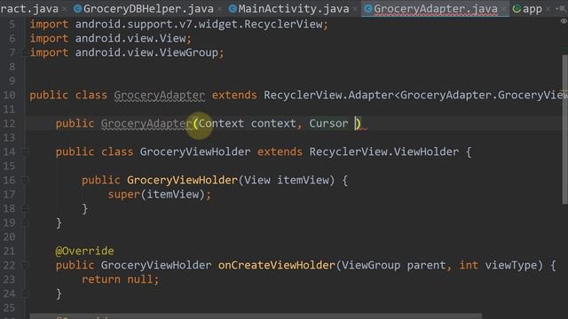 SQLite + RecyclerView - Part 2 - CURSOR AND RECYCLERVIEW ADAPTER - Android Studio Tutorial смотреть онлайн