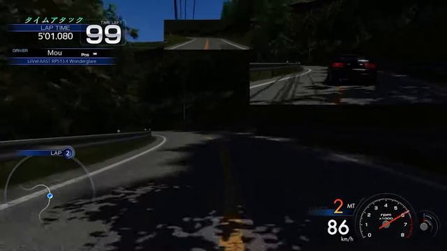 Assetto Corsa with Initial D Arcade UI | LiiVeFAAST RPS13.4 on Akina/Haruna touge drifting. смотреть онлайн