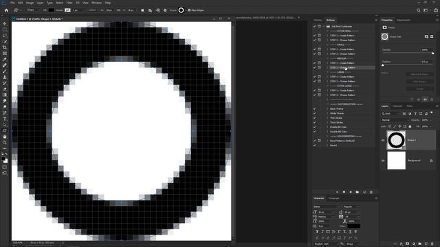 Dot Pixel Customizer - Photoshop Action