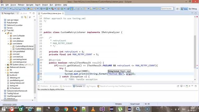 12. Creating the RetryListener смотреть онлайн