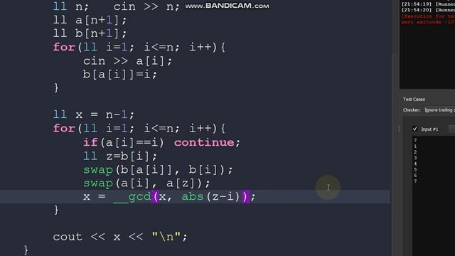 B. Permutation Swap Solution | Codeforces Round 873 (Div. 2) смотреть онлайн