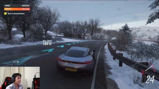 FORZA HORIZON 4 - PC GAMEPLAY (4K) NVIDIA RTX 2070 Super| The Stunt Driver Chapter 10 ASTON MARTIN смотреть онлайн