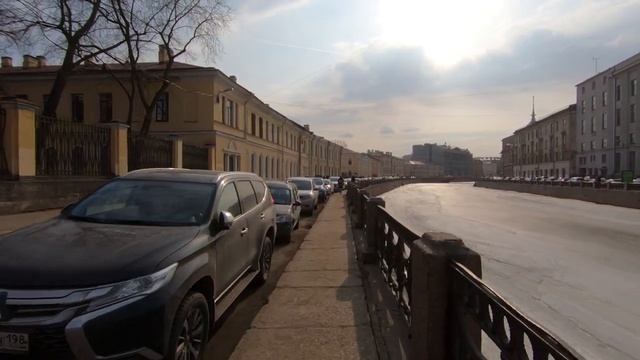 Saint Petersburg - Walking Embankment river Moyka - Russia / Санкт-Петербург смотреть онлайн