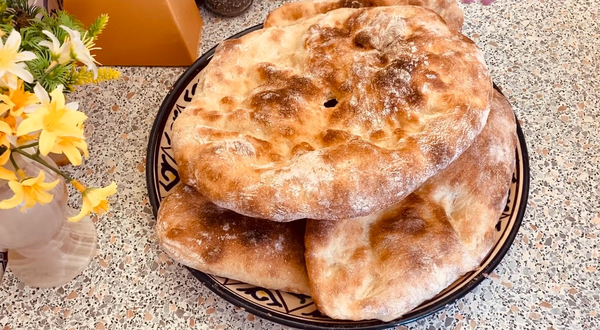 Грузинский домашний хлеб Шотис Пури (Лаваш) в духовке смотреть онлайн