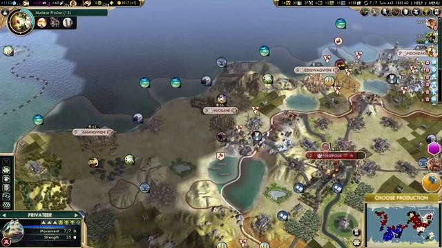 Civilization 5 - Let's Play England (Deity) - Part 21 - Finale смотреть онлайн