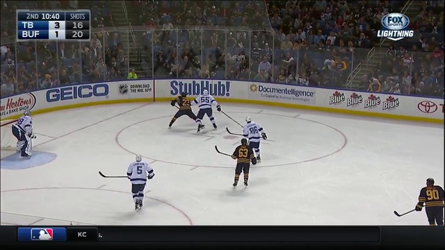 NHL. 15/16. Tampa Bay Lightning - Buffalo Sabres . 2 тайм / Матчи НХЛ 05.11.2015 смотреть онлайн