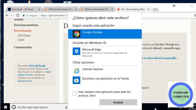 (Windows) How To Install GIT-Force; GUI Of Git смотреть онлайн