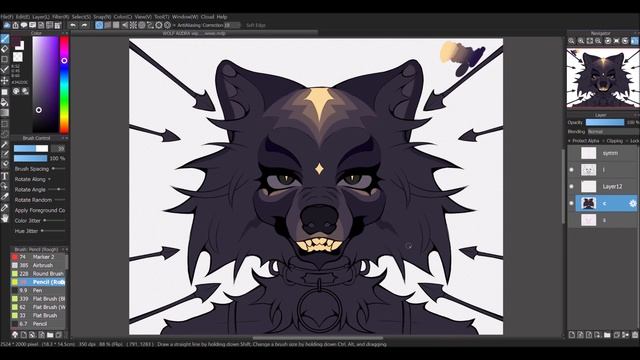 Audra | Furry Speedpaint смотреть онлайн