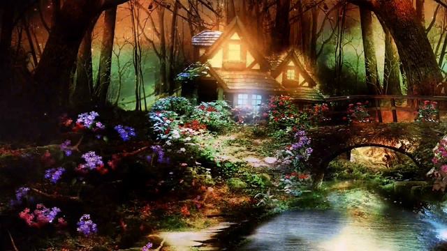 Nighttime Forest Sounds. Swamp Sounds At Night For Sleep. Frogs, Crickets & Night Birds On Pond.