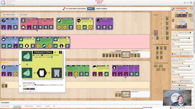 Highlight: Boardgame Arena: Friday Night Games: INNOVATION
