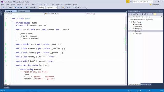 Immutable Types смотреть онлайн