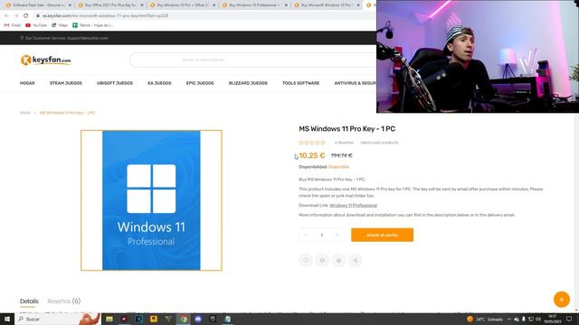 🔑DONDE COMPRAR LICENCIAS WINDOWS 10 PRO MAS BARATAS 2023🔑Originales y OEM PARA TODA LA VIDA🔑 смотреть онлайн