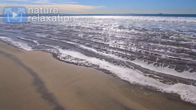 3 HR BEACHES + Music A Day in San Diego ft Liquid Mind Nature Relaxation Video смотреть онлайн