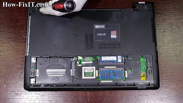 Asus S550 Series DC cable replacement, замена гнезда питания ноутбука смотреть онлайн