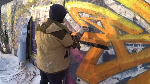 Graffiti bombing или уже writing? Подробно! Какие баллончики использую? Как выбрать СПОТ! смотреть онлайн